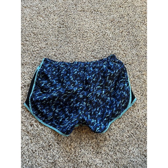 LOT of 2 NIKE size S SHORTS Running Training Lined Blue Purple K23 - Picture 9 of 10